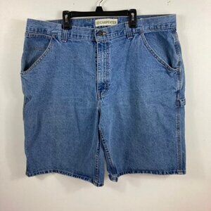 Mens Vintage Faded Glory Carpenter Jean Shorts Blue 40